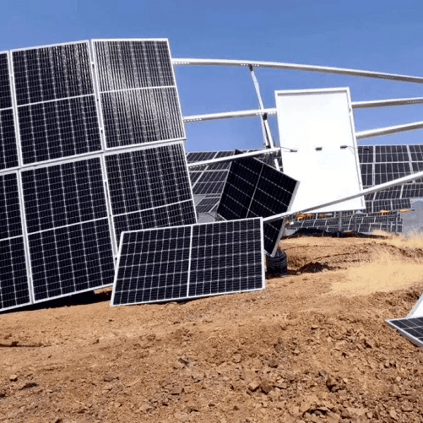 Photovoltaic power station damage